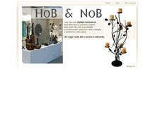 Tablet Screenshot of hobnob.com.br